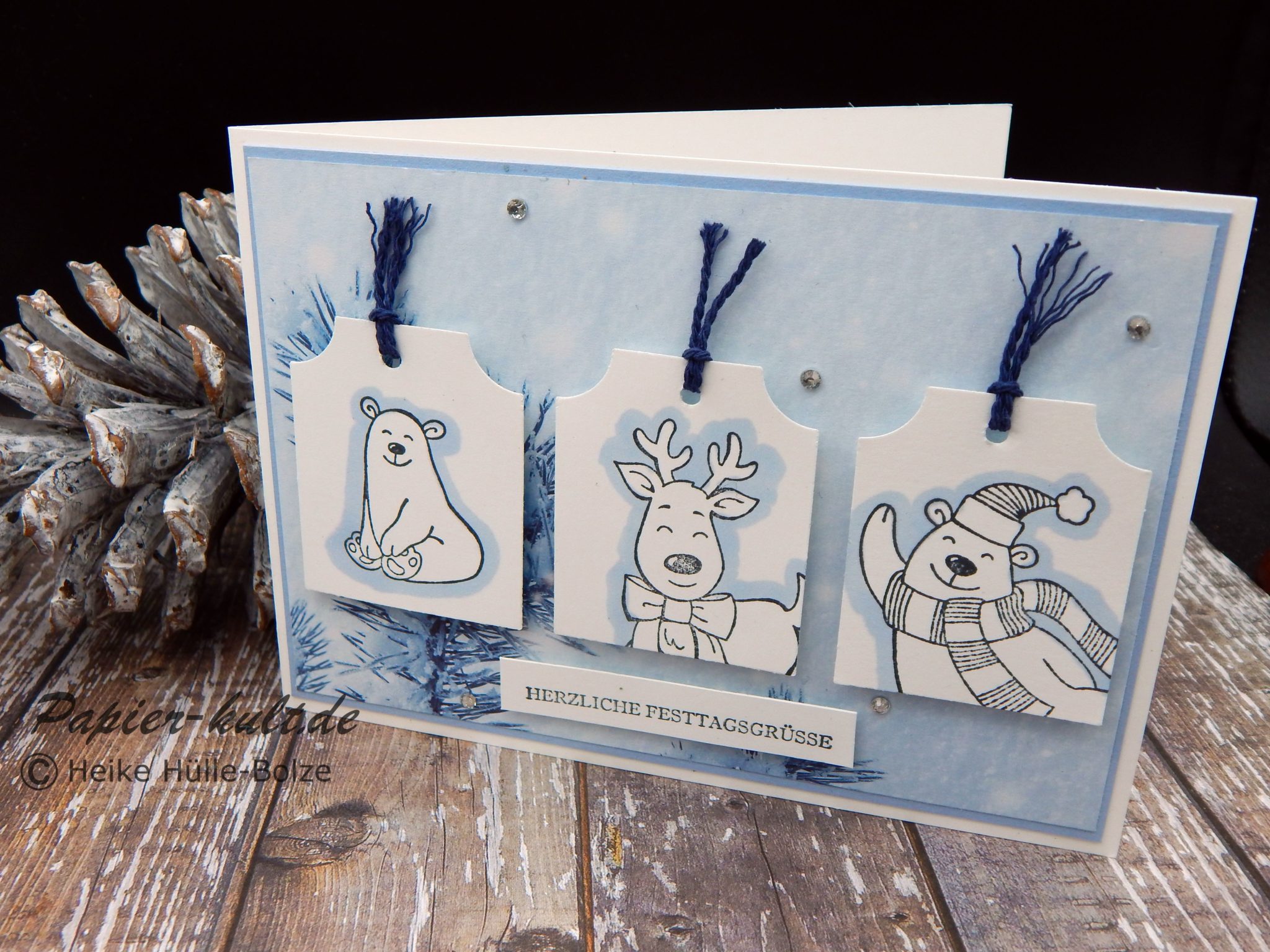 Niedliche Weihnachtsgrüße mit Warm & Toasty