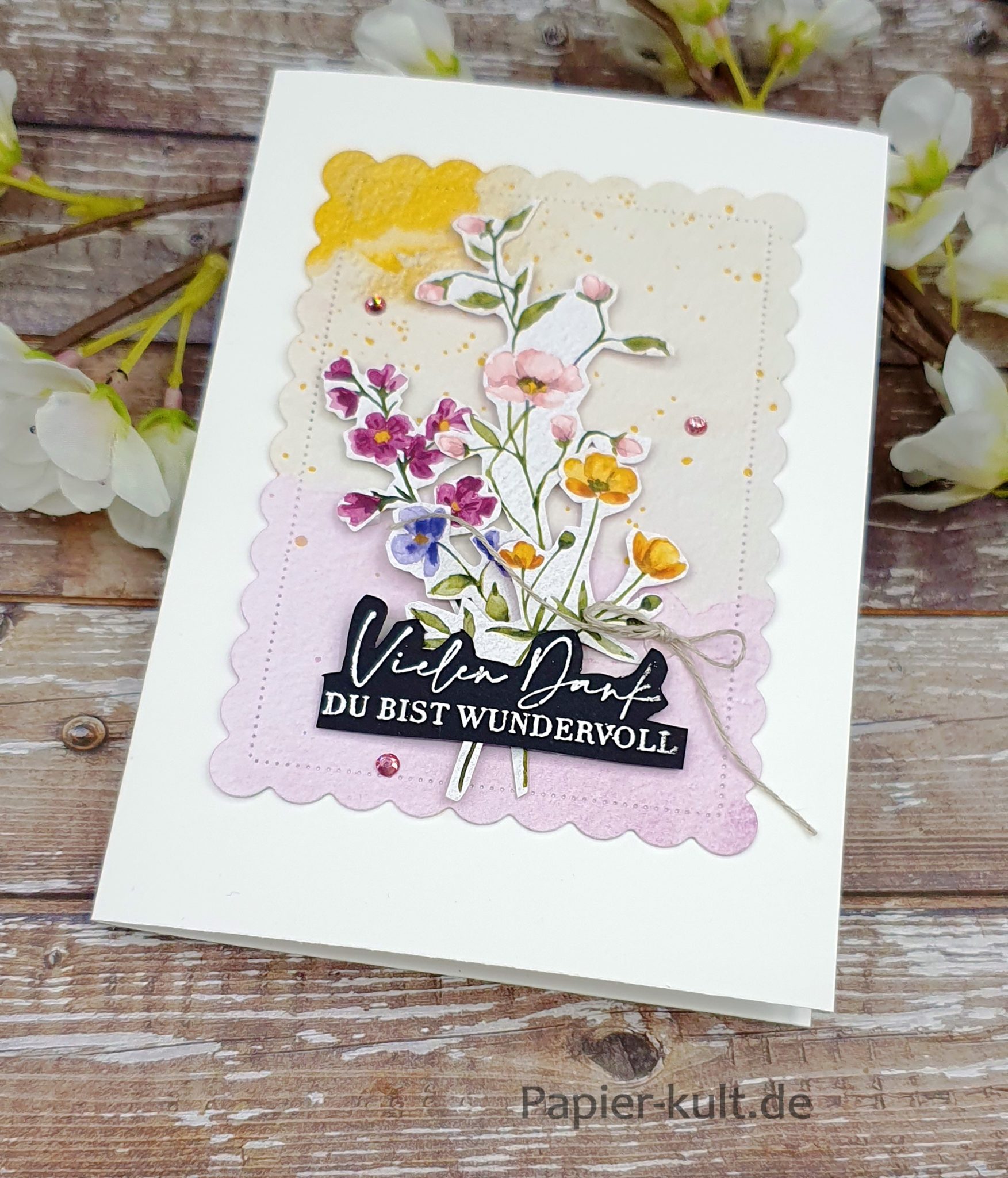 Grußkarten mit dem Produktset Filigran Floral - Idee Nr.2