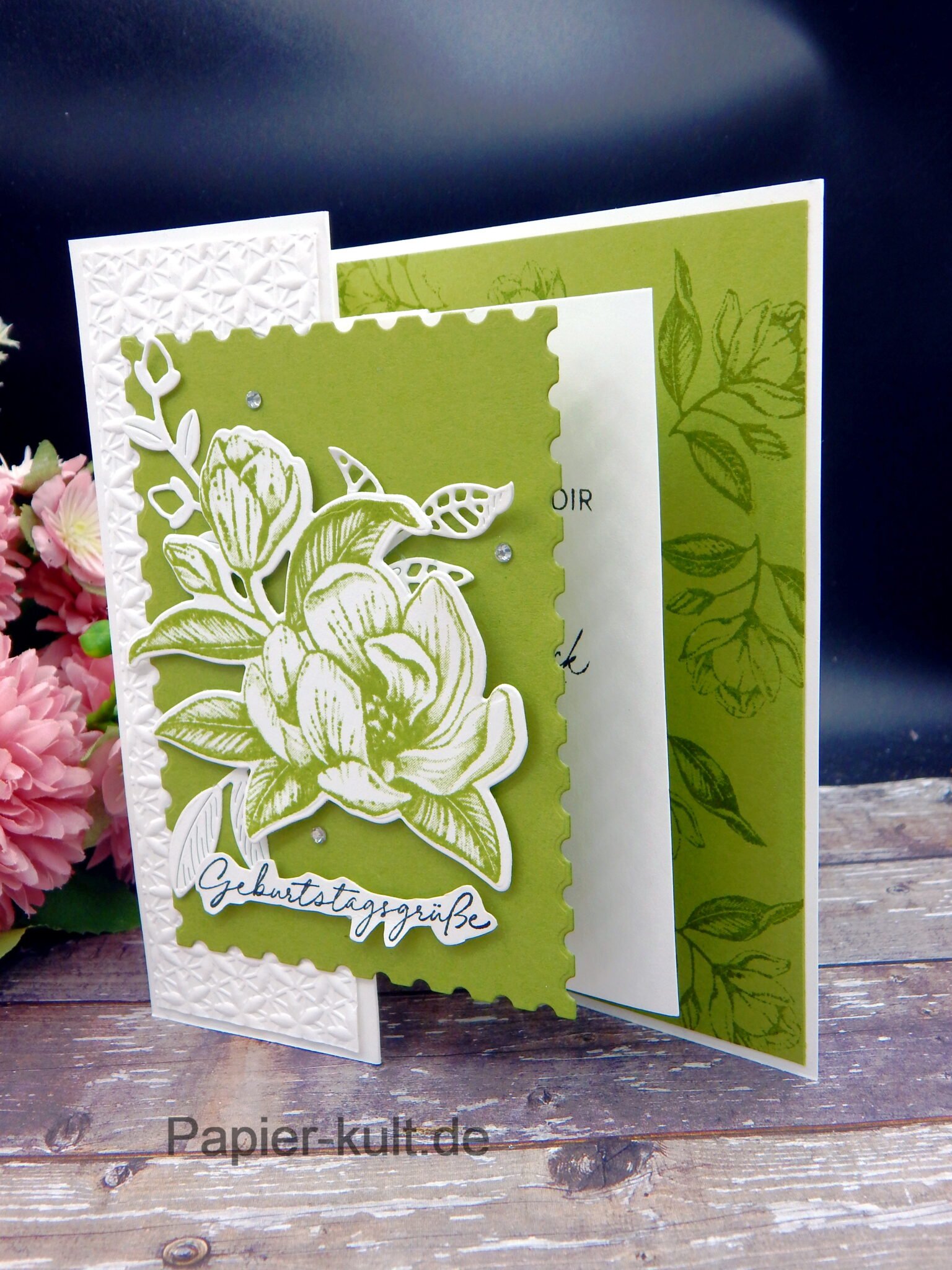 Besondere Kartenform: Fun Fold Pop Up Karte mit Anleitung